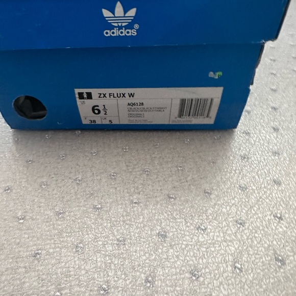 🆕 new in box women size 6.5 adidas originals red sneakers zx flux - Picture 3 of 6